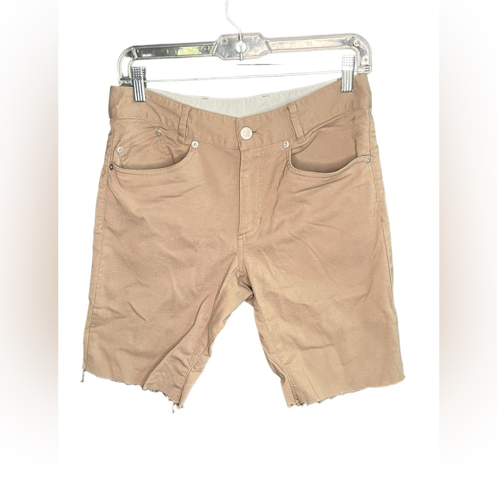 Dark Tan 30 men’s Outlier cutoff shorts